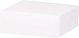 White Lid - Gift Box Lid - 4 x 4 x 1-1/2"
