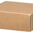 Kraft Lid - Gift Box Lid - 4 x 4 x 1-1/2"