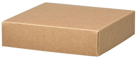 Kraft Lid - Gift Box Lid - 6 x 6 x 1-1/2"