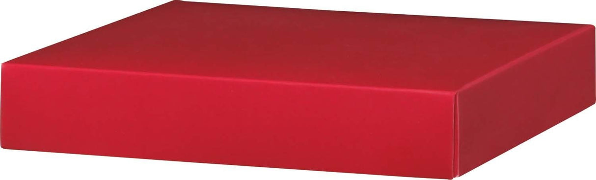 Red Lid - Gift Box Lid - 6 x 6 x 1-1/2"