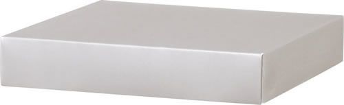 Silver Metallic Lid - Gift Box Lid - 8 x 8 x 1-1/2"