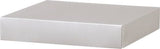 Silver Metallic Lid - Gift Box Lid - 8 x 8 x 1-1/2"