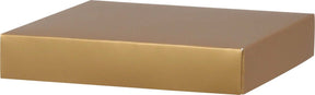 Gold Metallic Lid - Gift Box Lid - 10 x 10 x 2"
