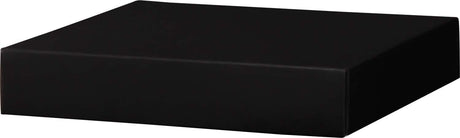 Black Lid - Gift Box Lid - 6 x 6 x 1-1/2"