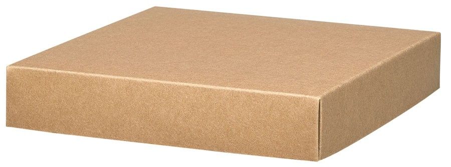 Kraft Lid - Gift Box Lid - 8 x 8 x 1-1/2"