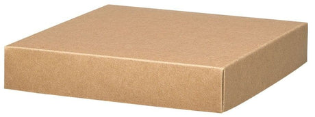 Kraft Lid - Gift Box Lid - 8 x 8 x 1-1/2"