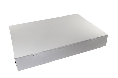 White - 1 Pc. Cake Box - 26 x 18-1/2 x 4"