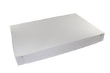 White/Kraft Interior - 1 Pc. Cake Box - 27-1/2 x 19 x 3"