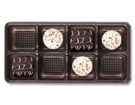 Brown-2720 - Auto-Bottom Rectangle Tray - (1 lb Auto-Bottom) 6-15/16 x 3-5/16 x 2"