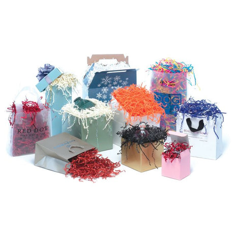 Solid Crinkle Cut Gift Basket Shred