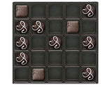 Brown-2820 - Square Candy Tray - (16 oz) 7-7/16 x 7-7/16 x 15/16"