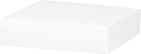 White Lid - Gift Box Lid - 6 x 6 x 1-1/2"