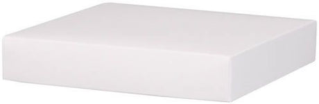 White Lid - Gift Box Lid - 8 x 8 x 1-1/2"