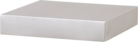 Silver Metallic Lid - Gift Box Lid - 8 x 8 x 1-1/2"