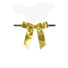 Gold Metallic - Metallic Bow with Twist Tie - 2-1/2" Width Bow - 6" Gold Twist Tie