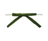 Olive - Paper Raffia Bow with Twist Tie - 2-1/2" Width Bow - 4" Clear Twist Tie