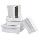 White Hat Boxes with Cord Handle