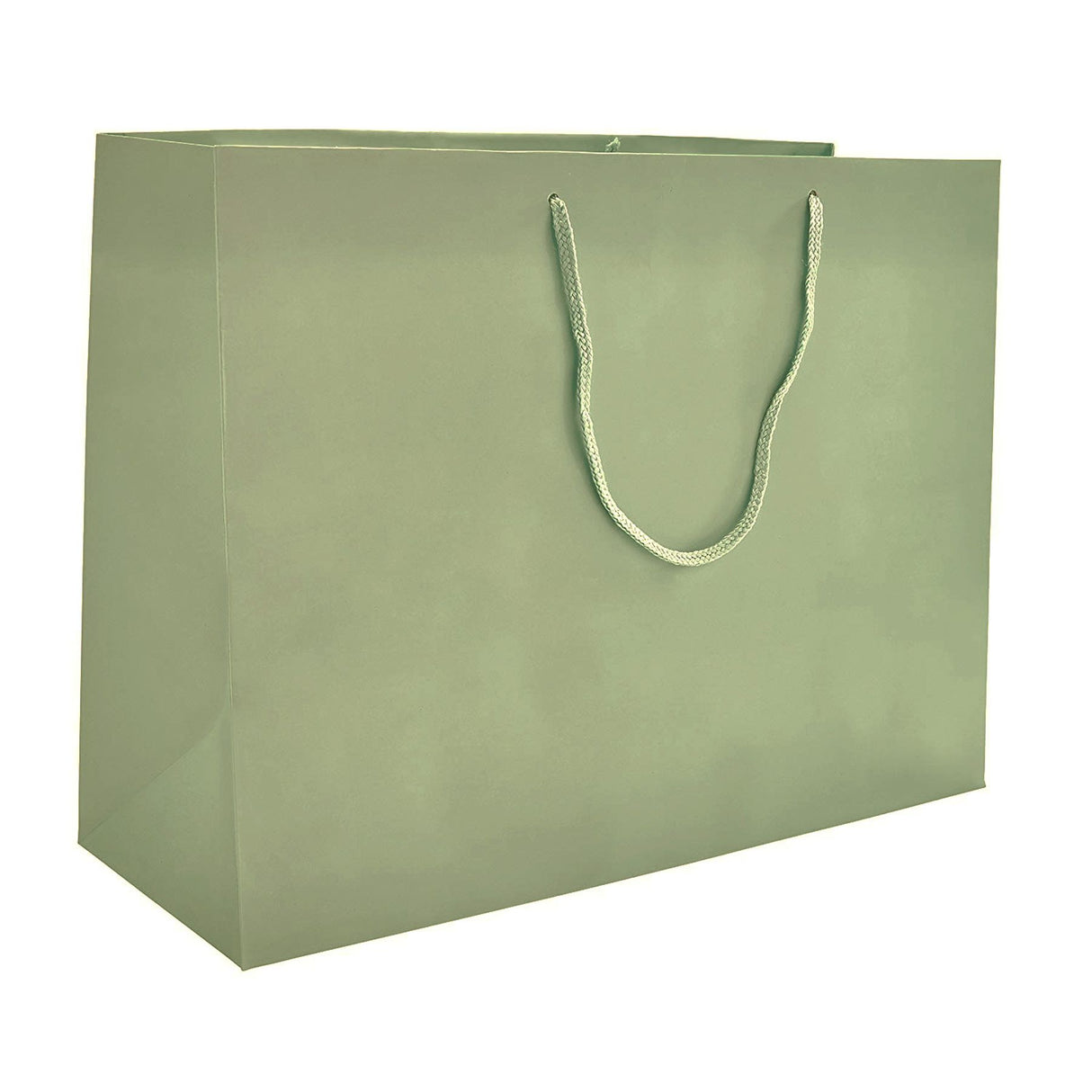 Matte Metallic Sage - Matte Euro Tote - 16 x 4-3/4 x 13"
