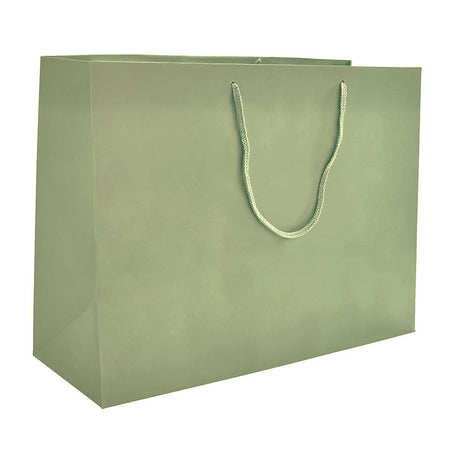 Matte Metallic Sage - Matte Euro Tote - 16 x 4-3/4 x 13"