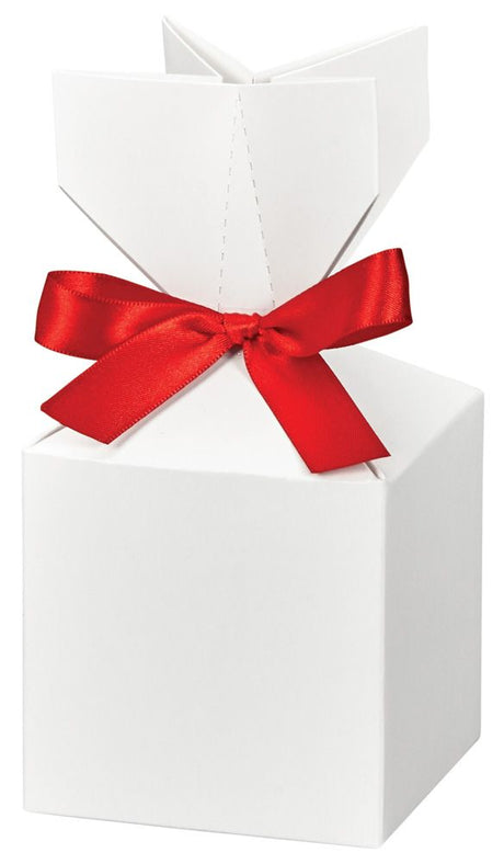 White - Cinch Gift Boxes - 3-1/2 x 3-1/2 x 7"
