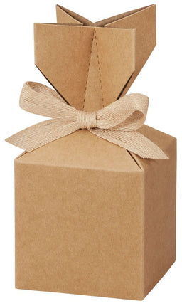 Kraft - Cinch Gift Boxes - 3-1/2 x 3-1/2 x 7"