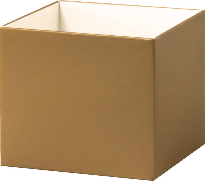 Gold Metallic Base - Gift Box Base - 4 x 4 x 3-1/2"