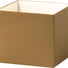 Gold Metallic Base - Gift Box Base - 4 x 4 x 3-1/2"