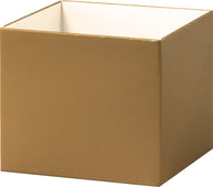 Gold Metallic Base - Gift Box Base - 4 x 4 x 3-1/2"