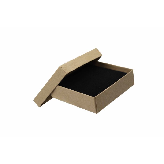 Kraft Jewelry Boxes with Peachboard Platforms