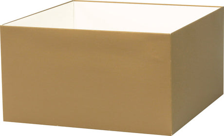 Gold Metallic Base - Gift Box Base - 10 x 10 x 5-1/2"