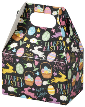 Easter Chalkboard - Mini Gable Box - 4 x 2-1/2 x 2-1/2"