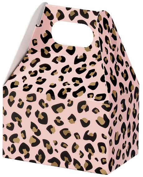 Leopard Print - Gable Box - 4 x 2-1/2 x 2-1/2"