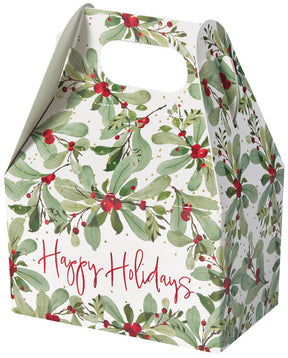 Holiday Berries - Mini Gable Box - 4 x 2-1/2 x 2-1/2"