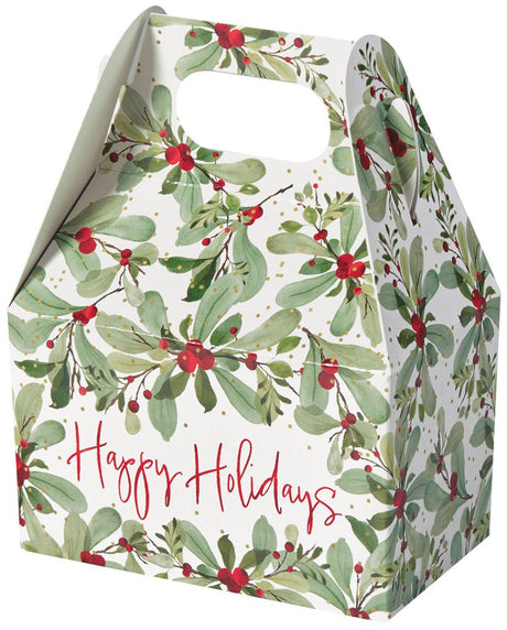 Holiday Berries - Mini Gable Box - 4 x 2-1/2 x 2-1/2"