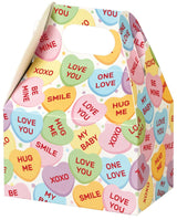 Conversation Hearts - Gable Box - 4 x 2-1/2 x 2-1/2"