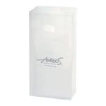 Frosted Clear - Die Cut Handle Bag - 7 x 3 x 10" (3.5 mil)