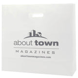Frosted Clear - Die Cut Handle Bag - 16 x 6 x 15" (4 mil)