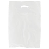 Frosted Clear - Merchandise Bag - Die Cut Handle - 14 x 3 x 21" (2.5 mil)