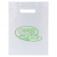 White - Patch Handle Bag - 9 x 12" (2.5 mil)