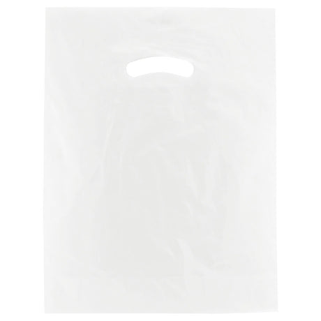 Frosted Clear - Merchandise Bag - Die Cut Handle - 12 x 15" (2.5 mil)