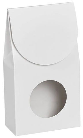 White - Gourmet Candy Box - 3-1/2 x 1-3/4 x 6-1/2"