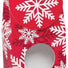 Red & White Snowflakes - Gourmet Candy Box - 3-1/2 x 1-3/4 x 6-1/2"