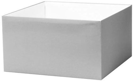 Silver Metallic Base - Gift Box Base - 10 x 10 x 5-1/2"