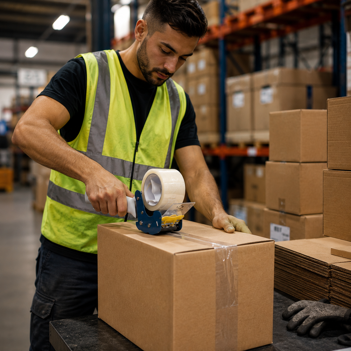 Silent Packing Tape Dispenser - General Grade | CSTD-LN