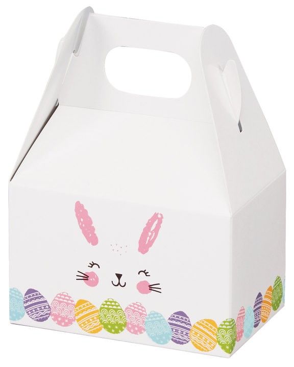 Happy Easter Bunny - Gable Box - 4 x 2-1/2 x 2-1/2"