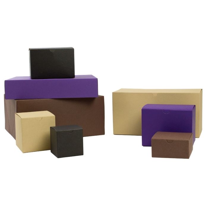 Matte Finish Gift Boxes (Natural Kraft Interior)
