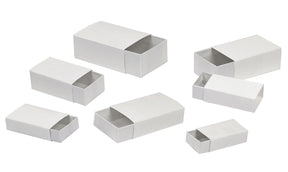 White - Slide Boxes - 2 x 1-1/4 x 7/16"
