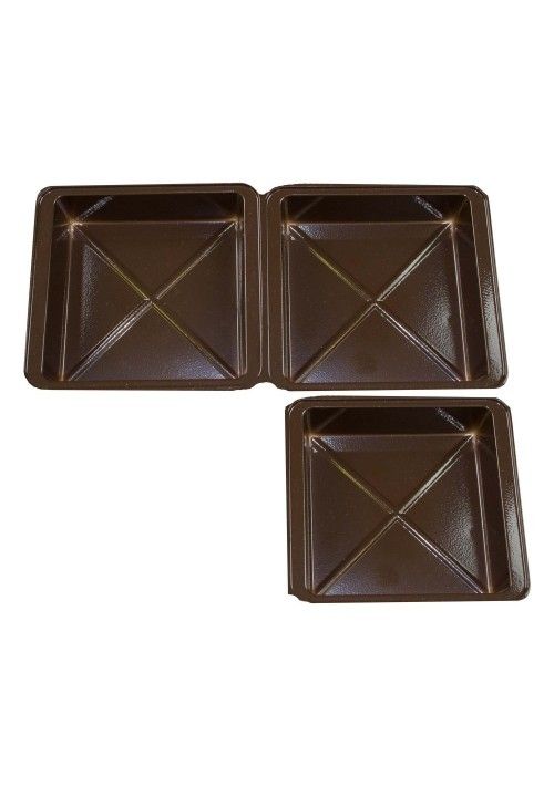 Brown - Candy Tray - (1/8 lb & 1/4 lb) 6-1/2 x 3-1/2"