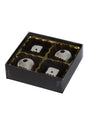 Black Onyx - Clear Lid Rigid Candy Boxes - (1/8 lb) 3-1/2 x 3-1/4 x 1-1/8"