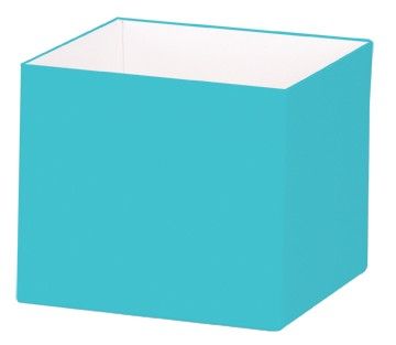 Robin's Egg Blue - Gift Box Base - 4 x 4 x 3-1/2"